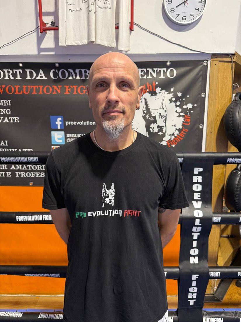 Marco Magnani, maestro di kickboxing alla Pro Evolution Fight di Desio